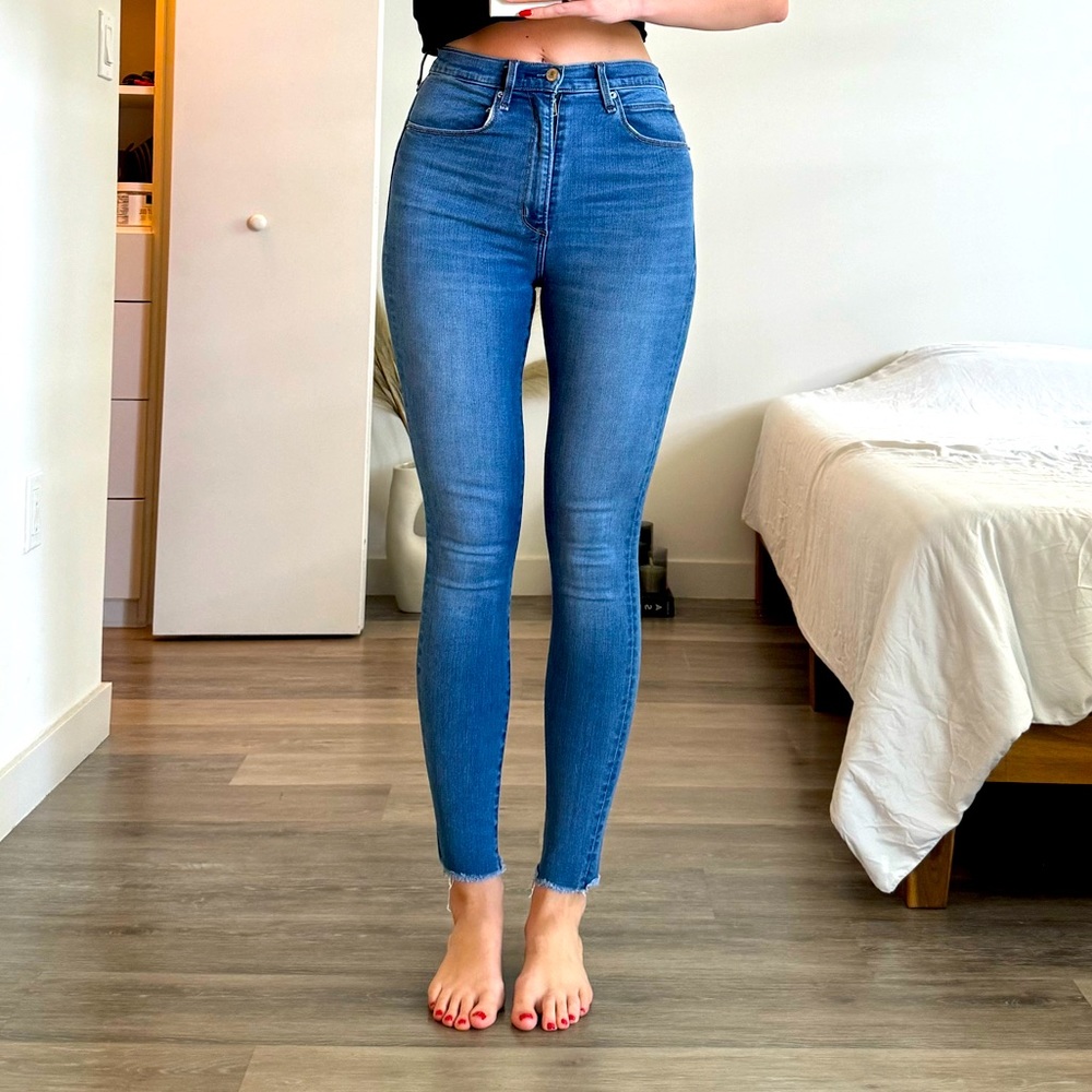 Ultra high rise super skinny jeans by A&F